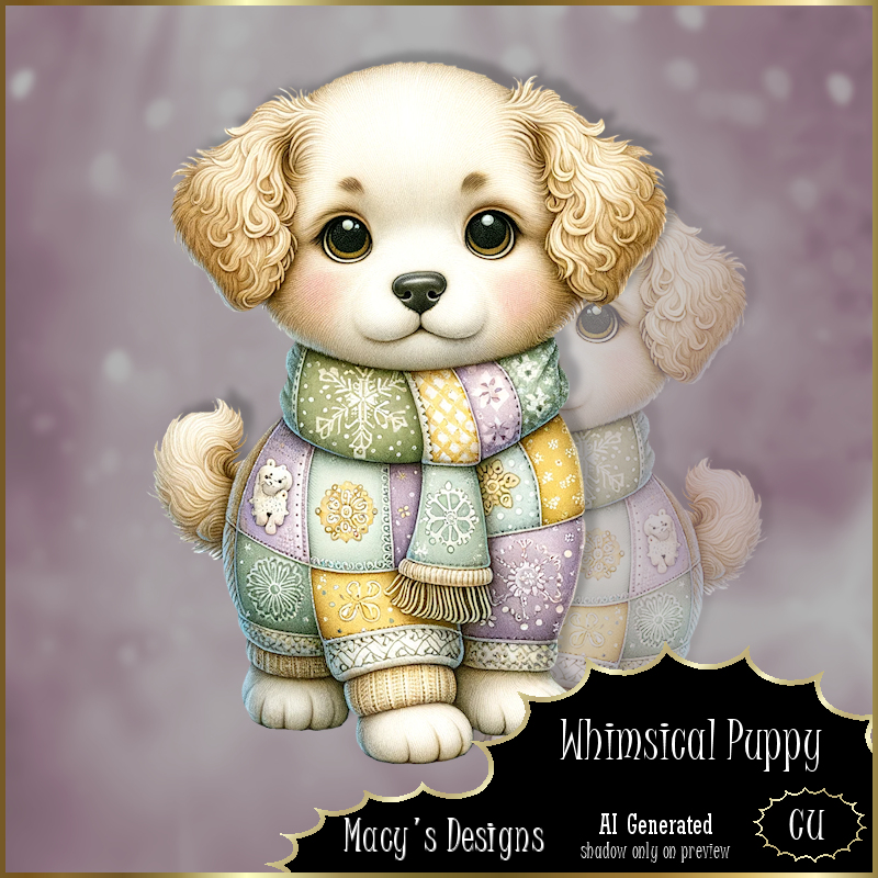 AI - Whimsical Puppy - Click Image to Close